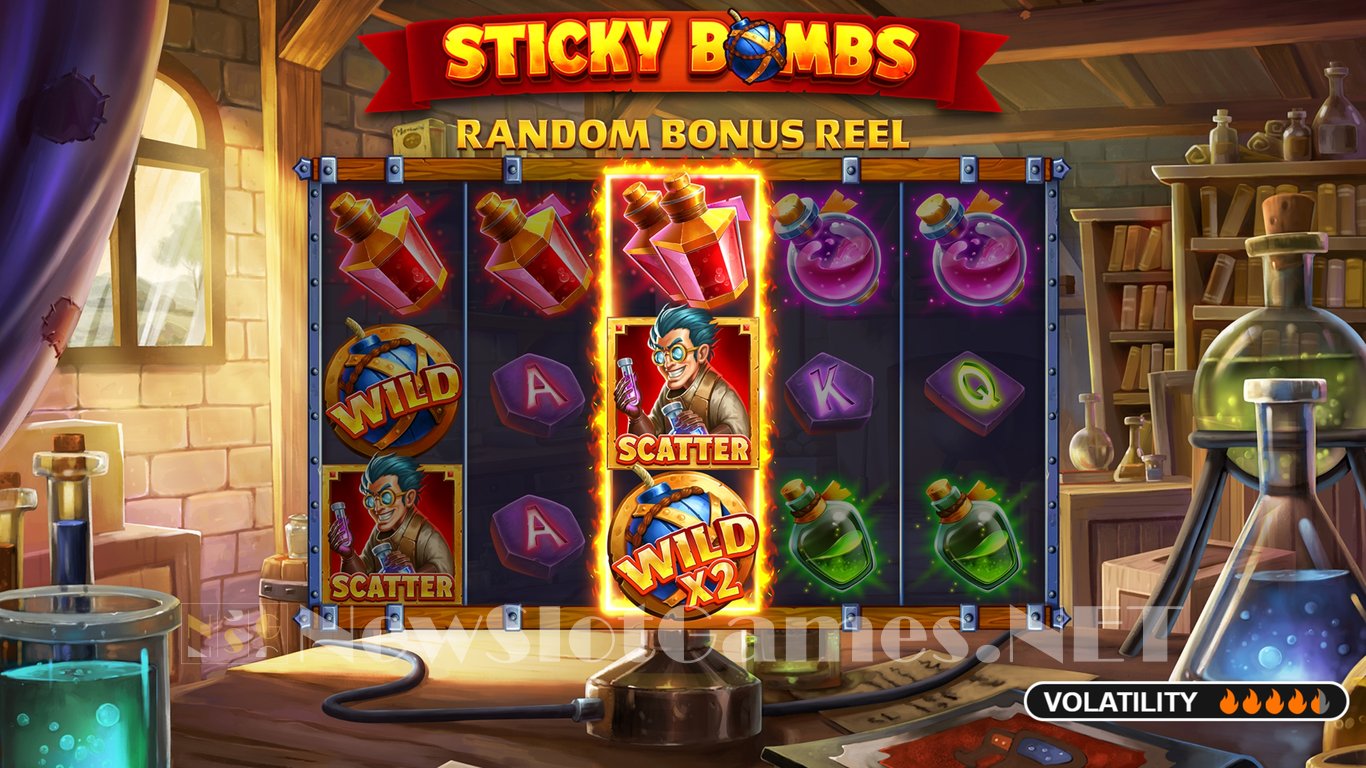 Sticky Bombs Slot Demo Image