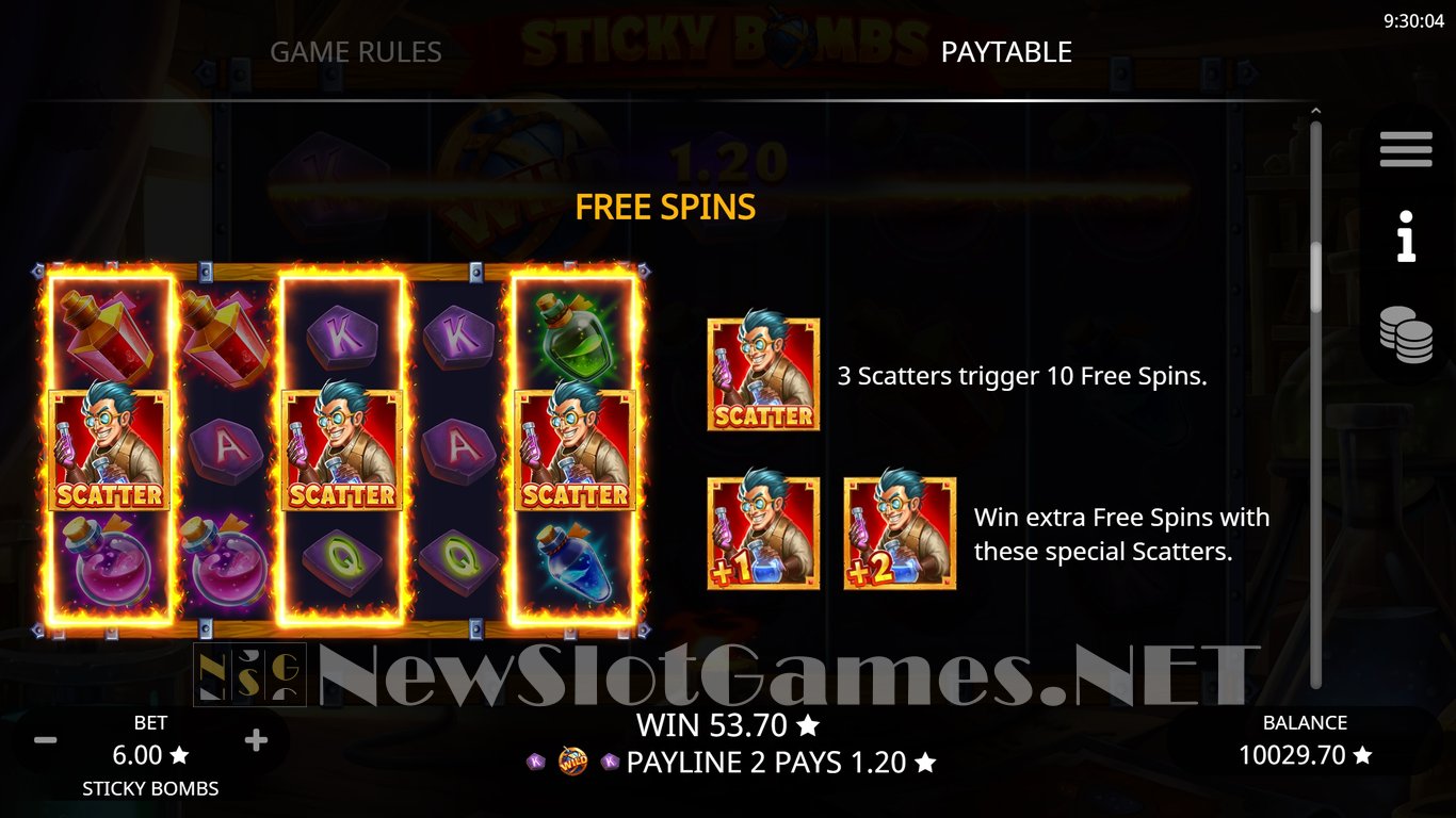 Sticky Bombs Slot Slot Image in Demo - pic. 7