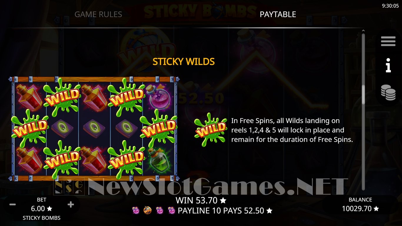 Sticky Bombs Slot Slot Image in Demo - pic. 8