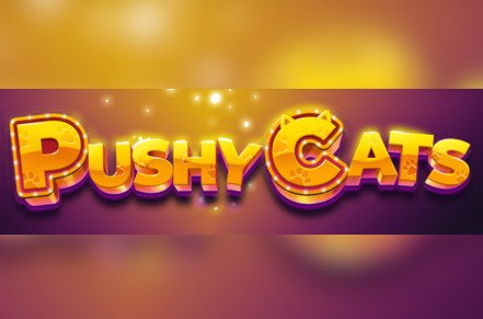 Pushy Cats Slot Logo