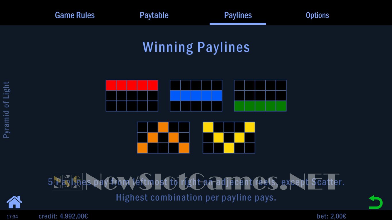 Pyramid of Light Slot Slot Image in Demo - pic. 4