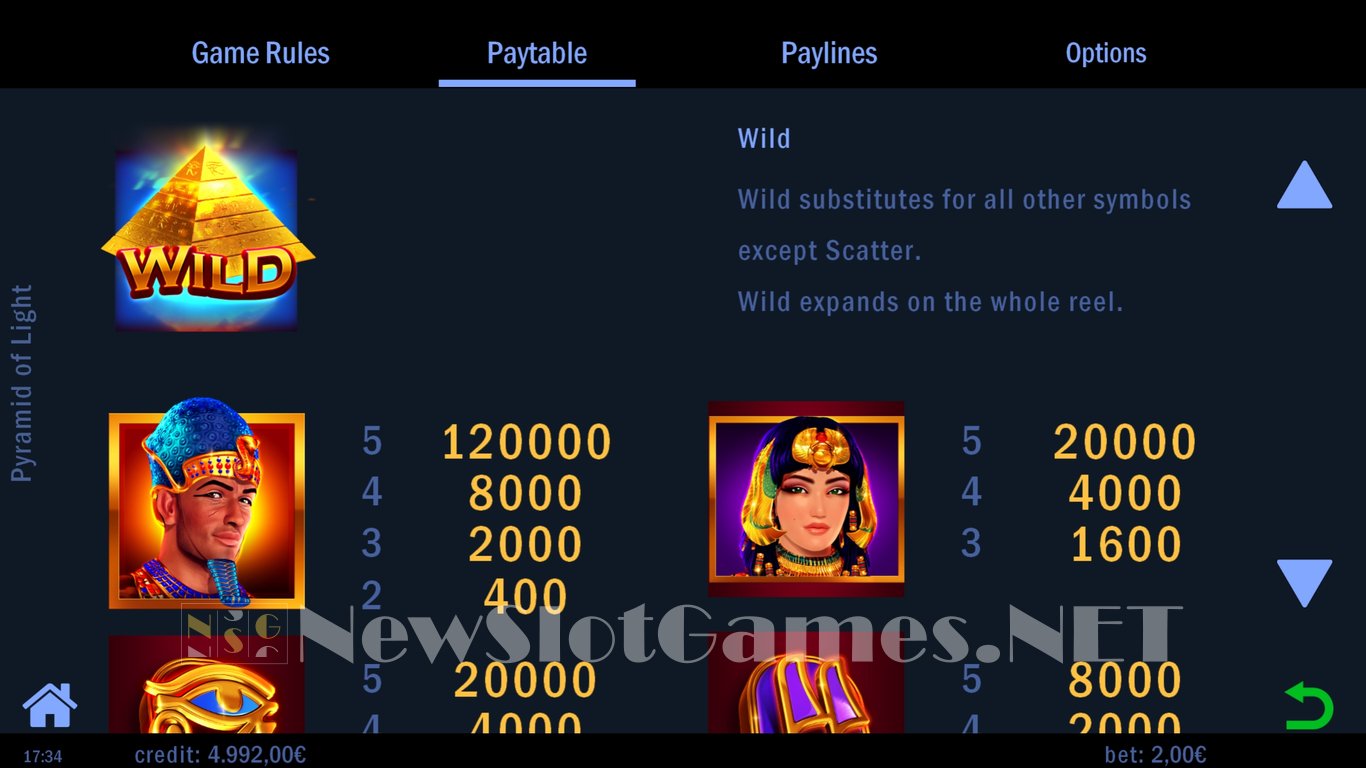 Pyramid of Light Slot Slot Image in Demo - pic. 6