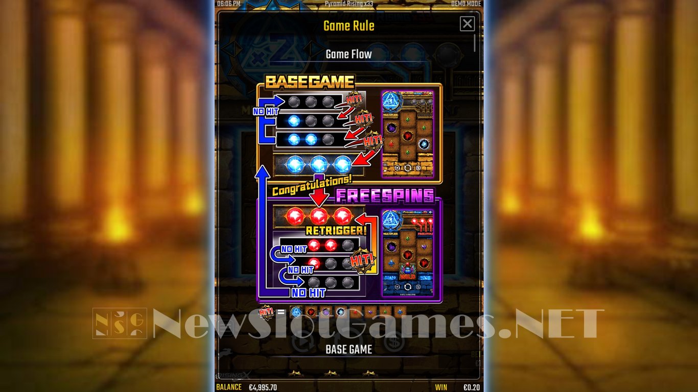 Pyramid Rising X33 Slot Slot Image in Demo - pic. 5