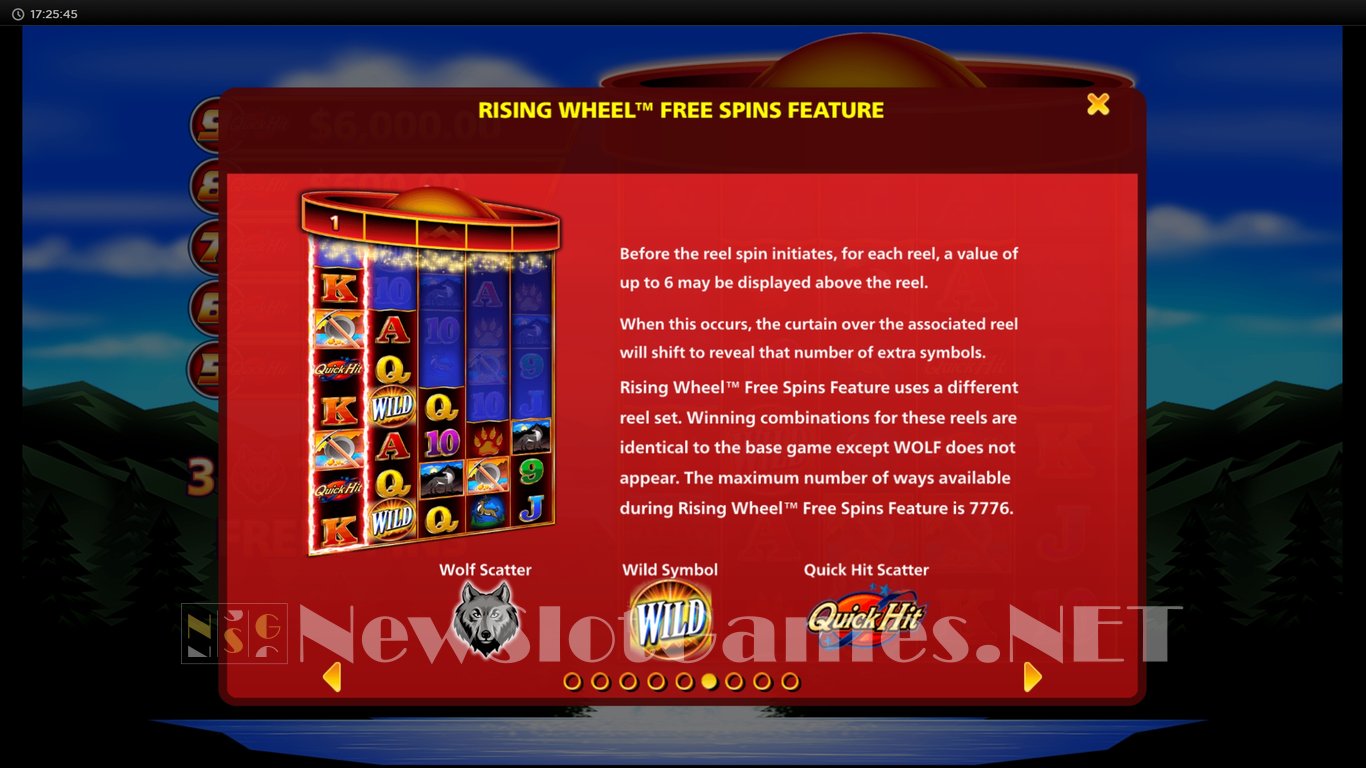 Quick Hit Ultra Pays Wolf Mountain Slot Slot Image in Demo - pic. 10