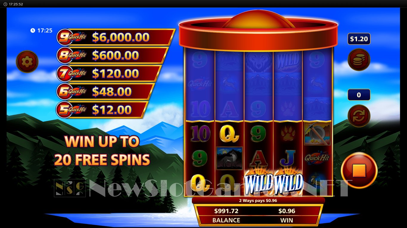 Quick Hit Ultra Pays Wolf Mountain Slot Slot Image in Demo - pic. 11