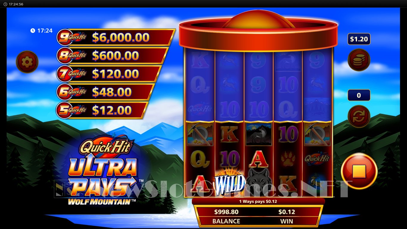 Quick Hit Ultra Pays Wolf Mountain Slot Slot Image in Demo - pic. 2