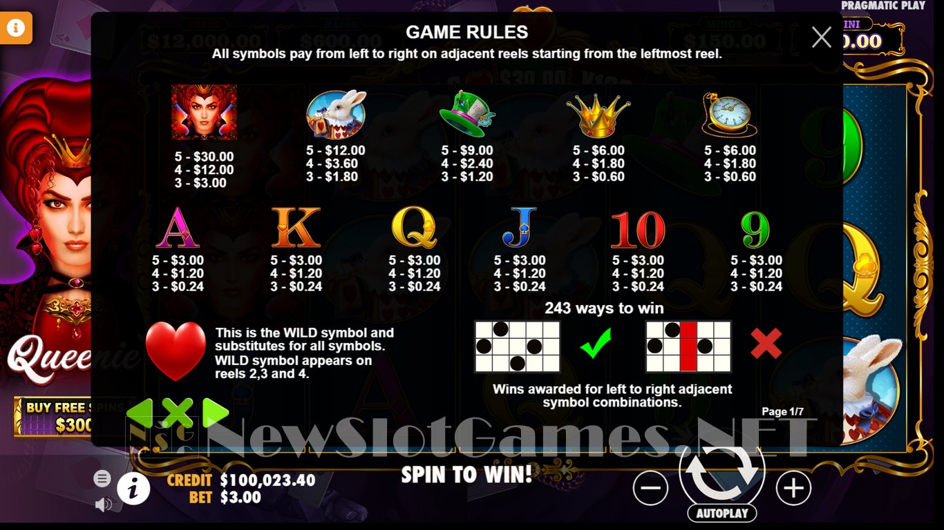 Queenie Slot Slot Image in Demo - pic. 5