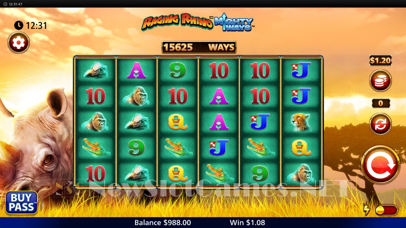 Raging Rhino Mighty Ways Slot Slot Image in Demo - pic. 11