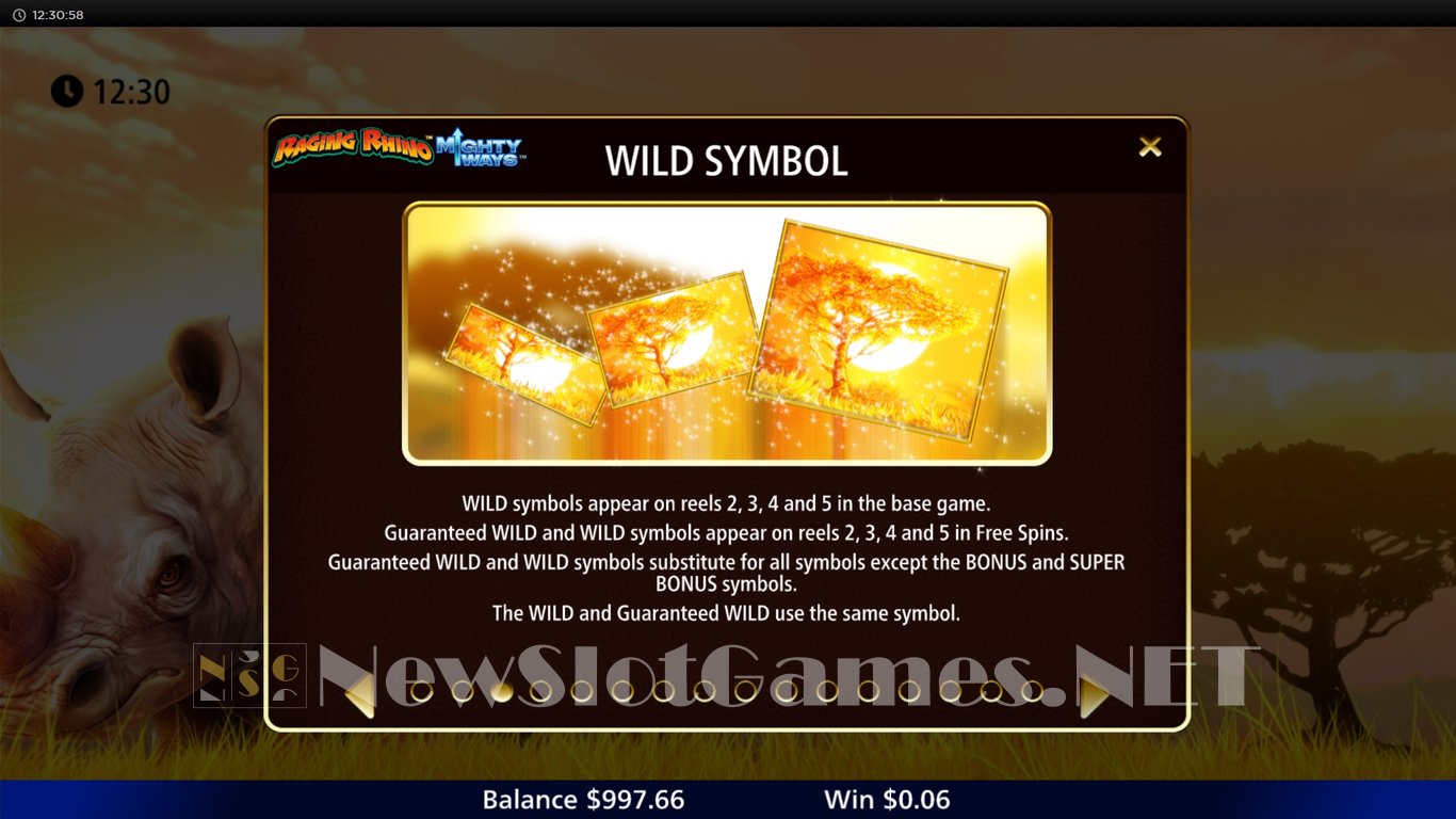 Raging Rhino Mighty Ways Slot Slot Image in Demo - pic. 6