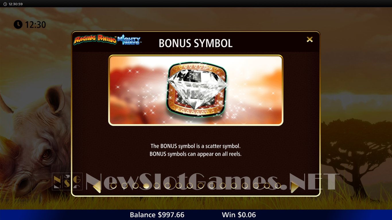 Raging Rhino Mighty Ways Slot Slot Image in Demo - pic. 7
