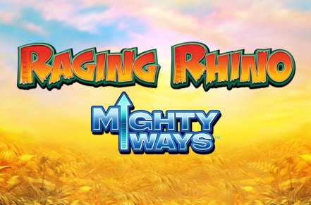 Raging Rhino Mighty Ways Slot Logo