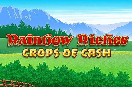 Rainbow Riches Crops of Cash Slot Logo