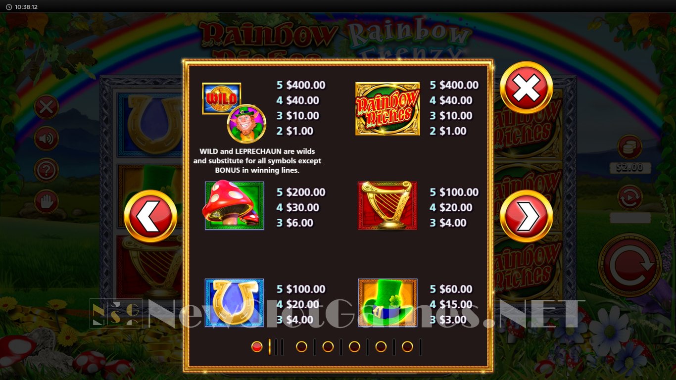 Rainbow Riches Rainbow Frenzy Slot Slot Image in Demo - pic. 4