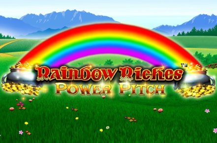 Rainbow Riches Power Pitch Slot Logo