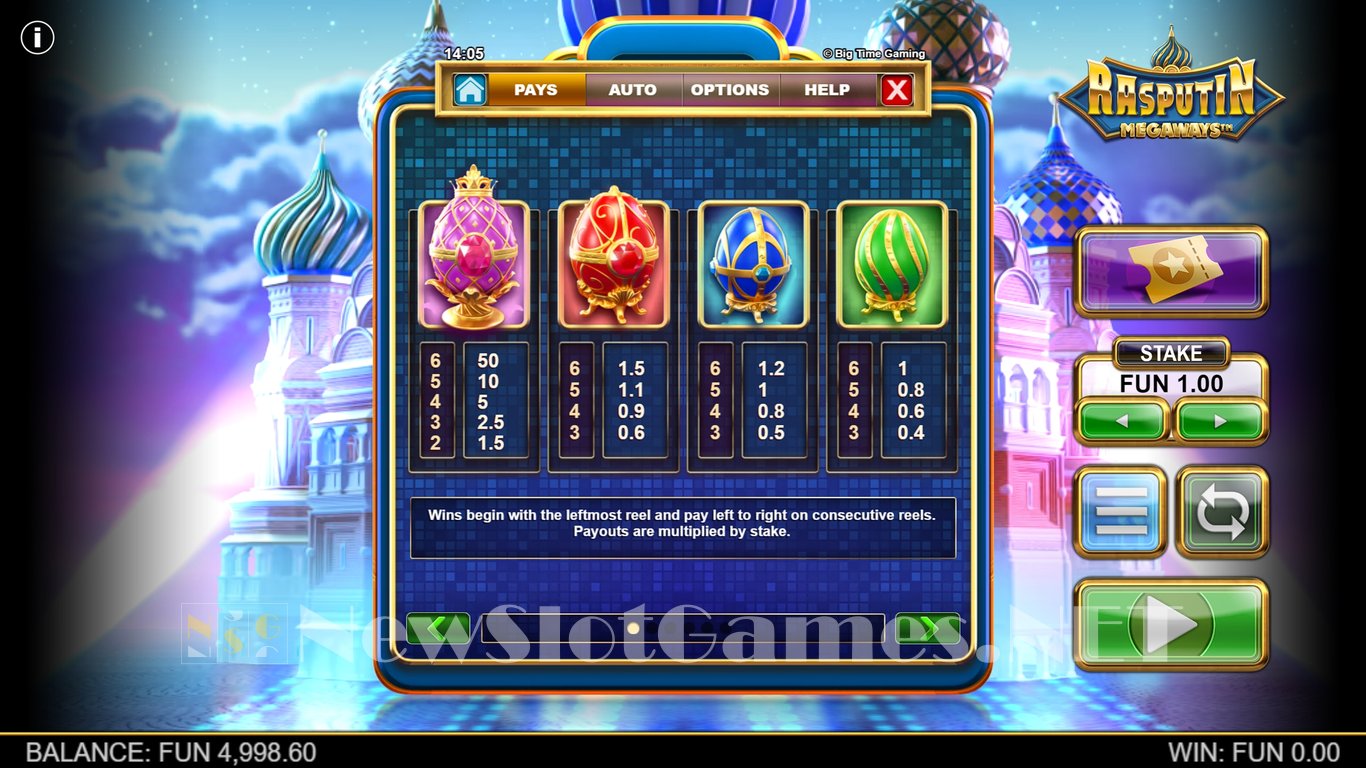 Rasputin Megaways Slot Slot Image in Demo - pic. 6