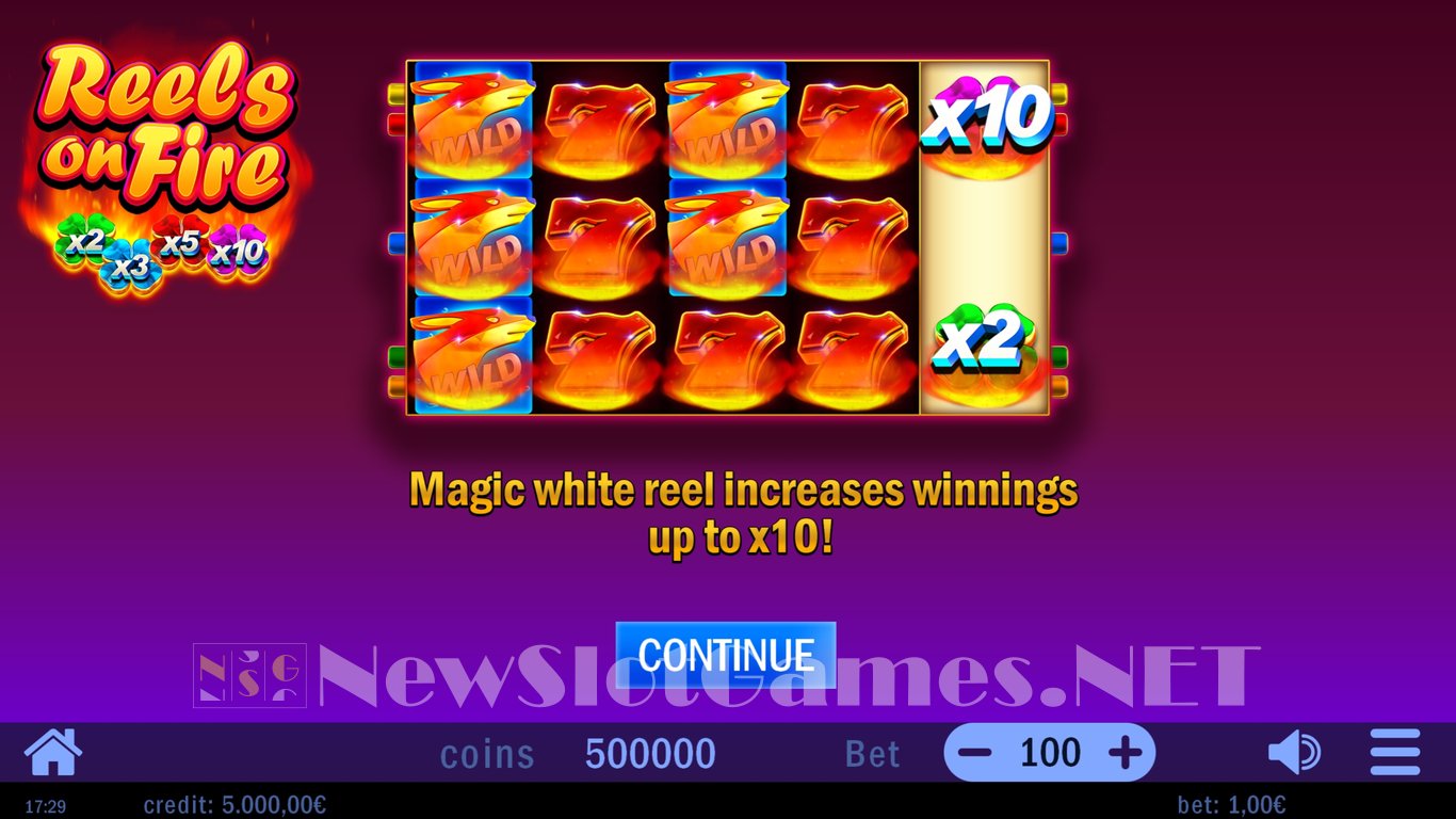 Reels on Fire Slot Demo Image