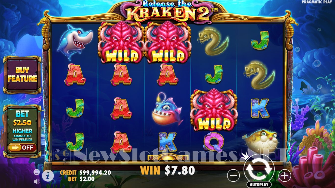Release the Kraken 2 Slot Slot Image in Demo - pic. 5