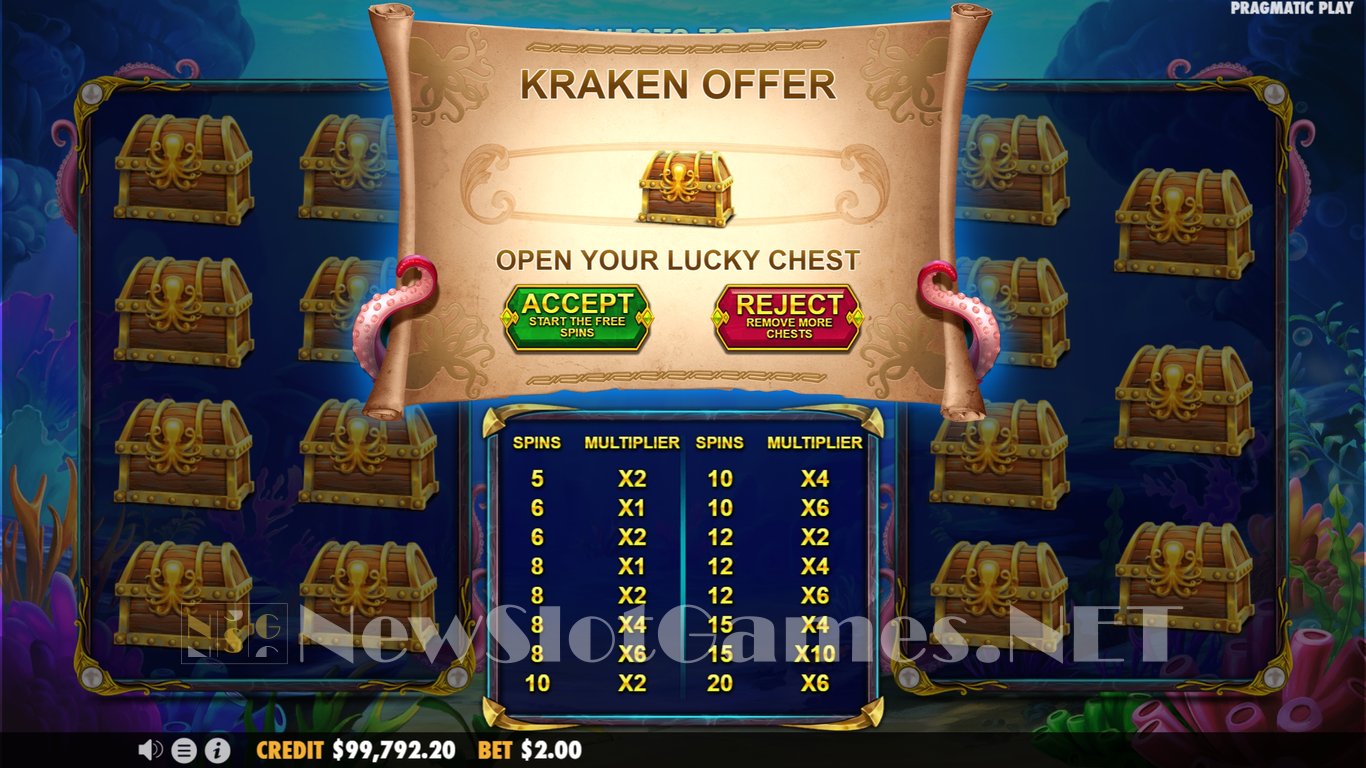 Release the Kraken 2 Slot Slot Image in Demo - pic. 7