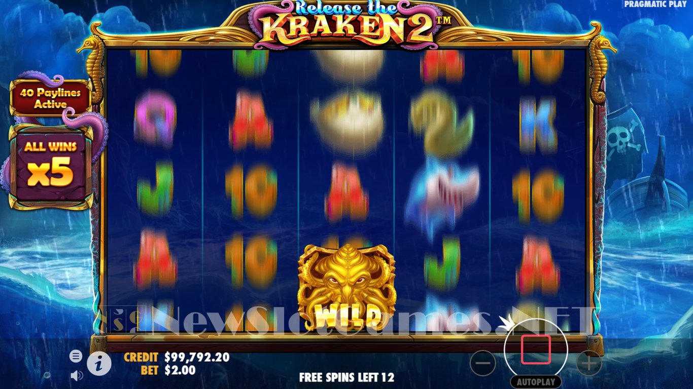 Release the Kraken 2 Slot Slot Image in Demo - pic. 9
