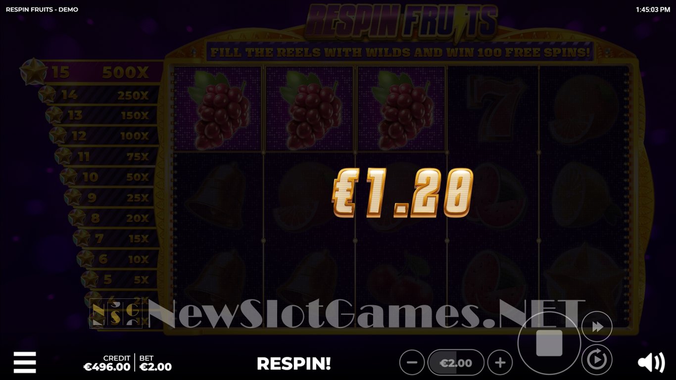 Respin Fruits Slot Slot Image in Demo - pic. 3