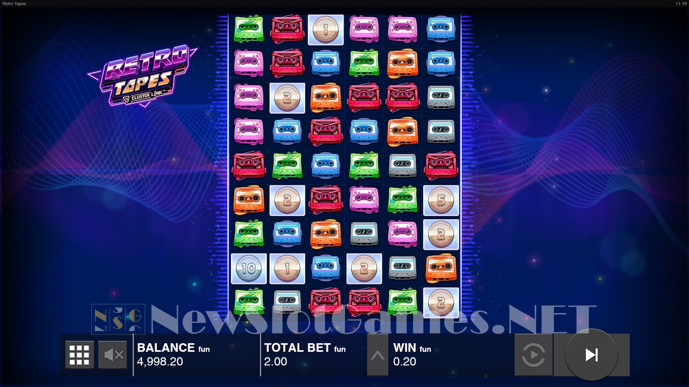 Retro Tapes Slot Slot Image in Demo - pic. 2