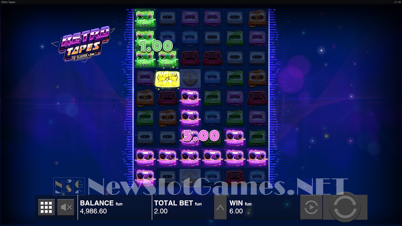 Retro Tapes Slot Slot Image in Demo - pic. 8