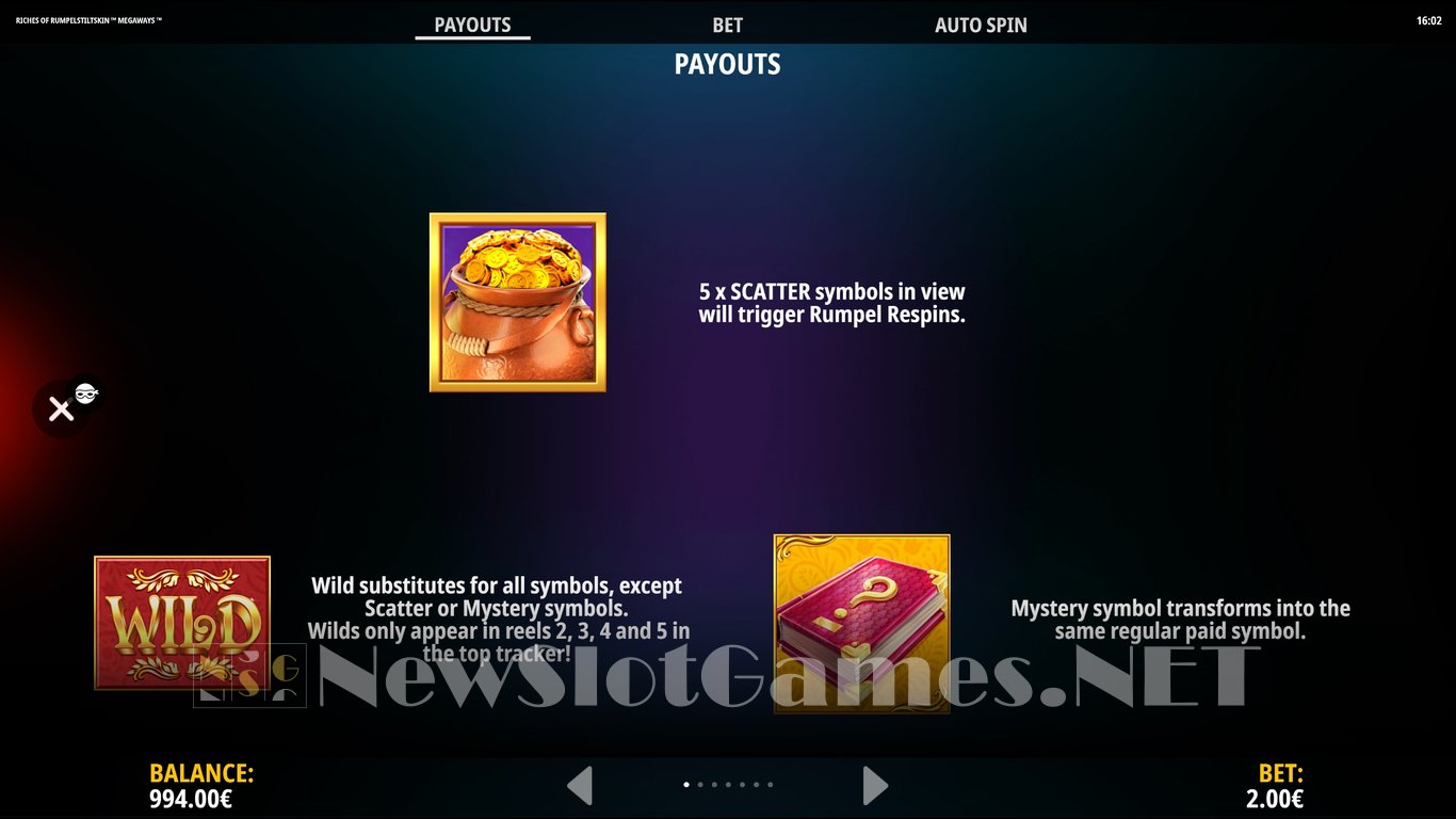 Riches of Rumpelstiltskin Megaways Slot Slot Image in Demo - pic. 4