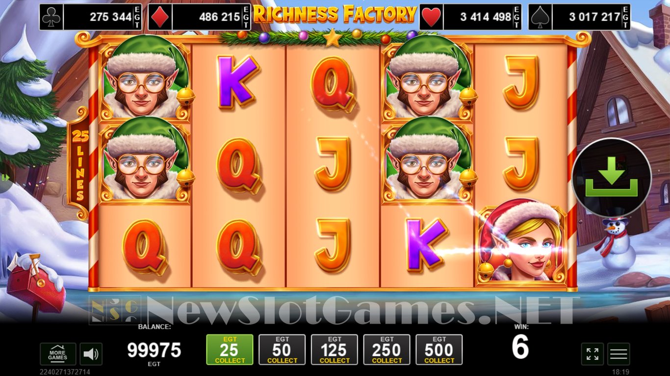 Richness Factory Slot Demo Image