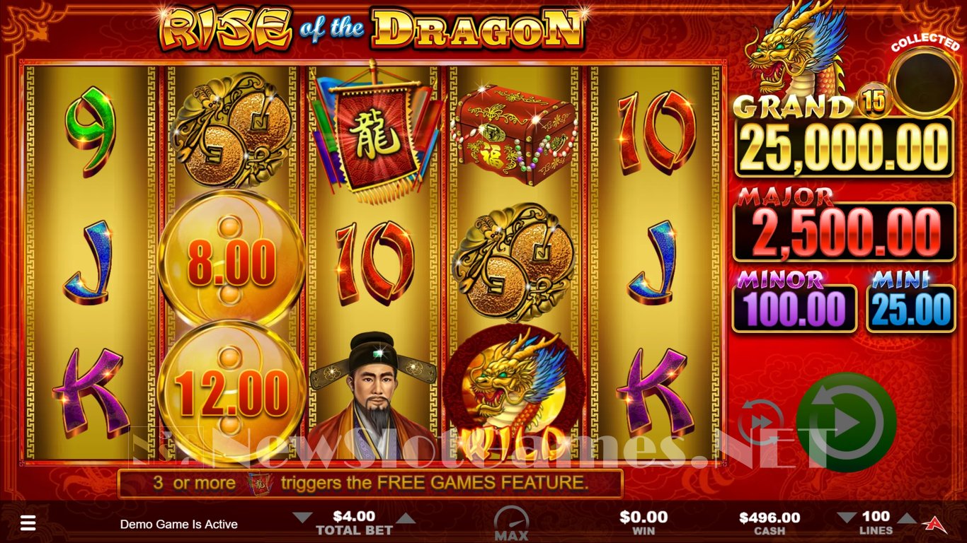 Rise of the Dragon Slot Demo Image