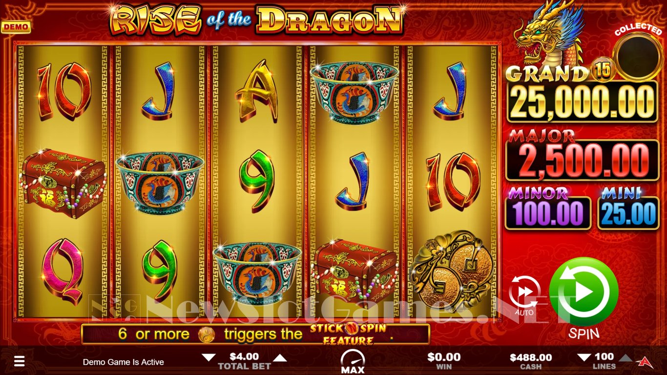 Rise of the Dragon Slot Slot Image in Demo - pic. 2