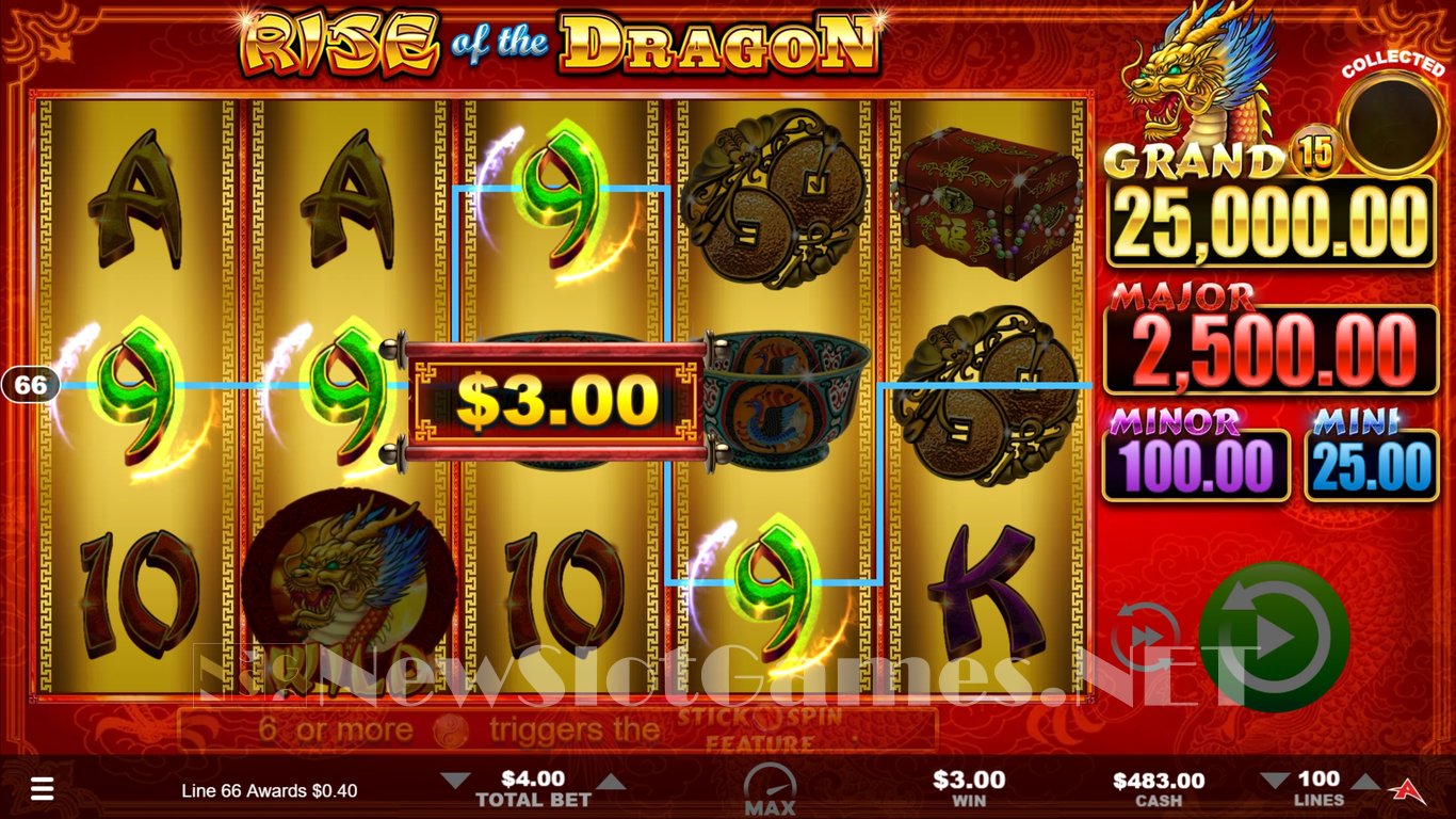 Rise of the Dragon Slot Slot Image in Demo - pic. 3