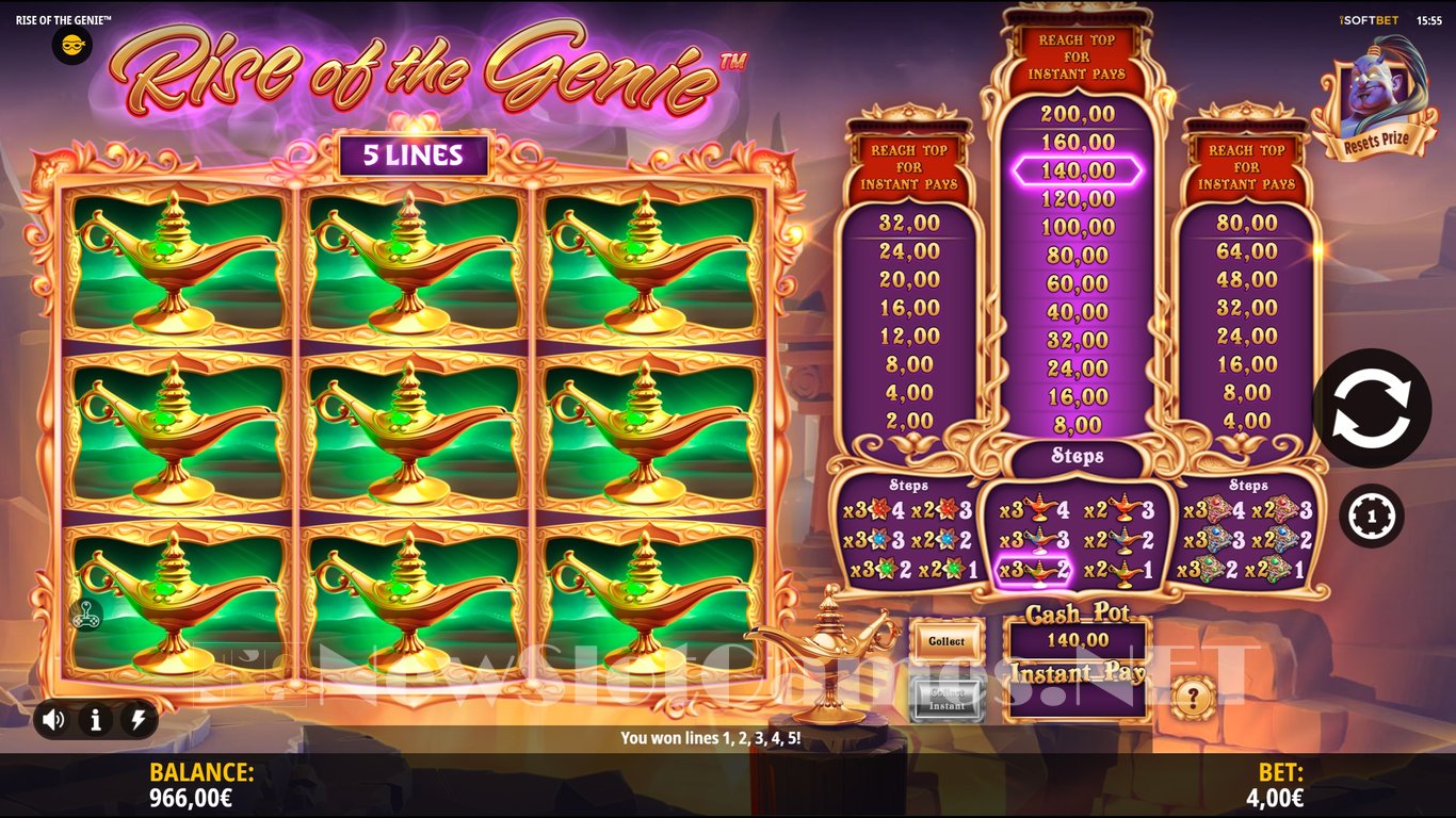 Rise of the Genie Slot Slot Image in Demo - pic. 10