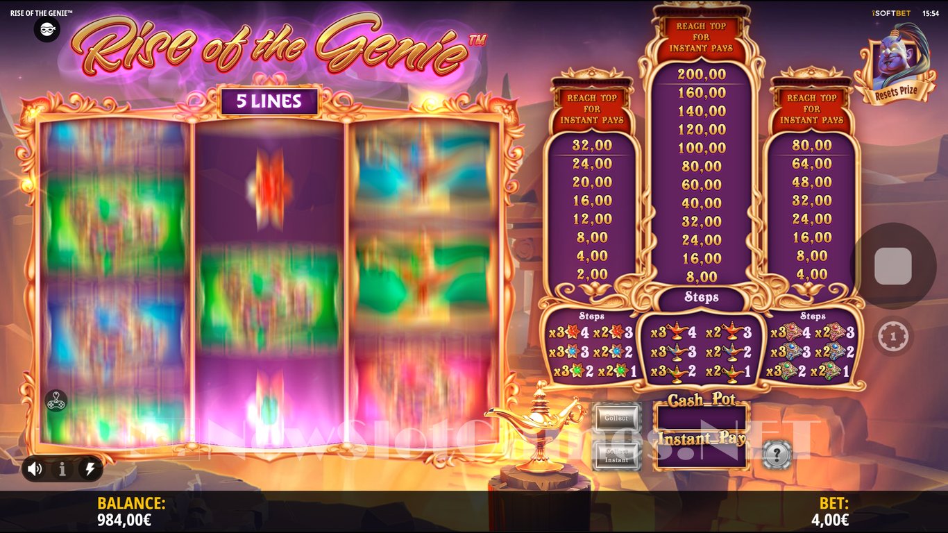 Rise of the Genie Slot Slot Image in Demo - pic. 4