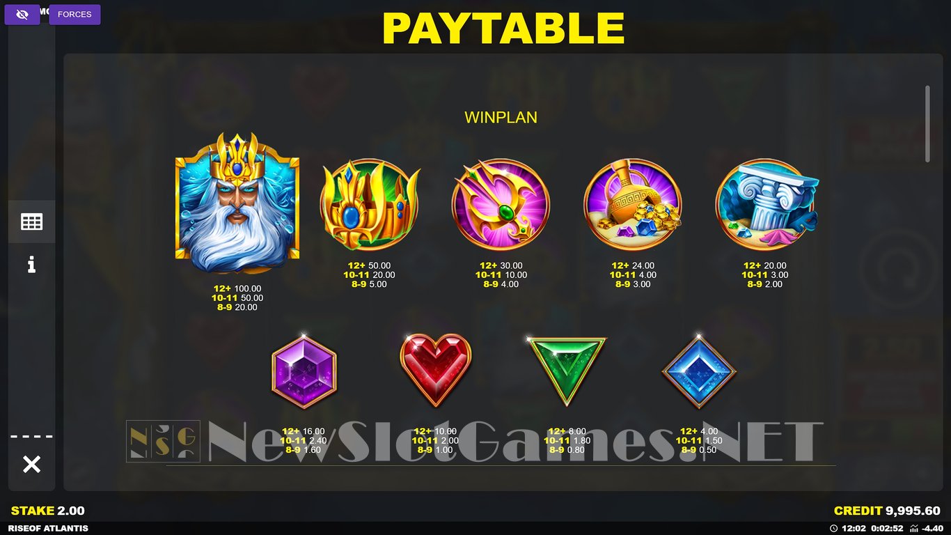 Rise of Atlantis Slot Slot Image in Demo - pic. 4