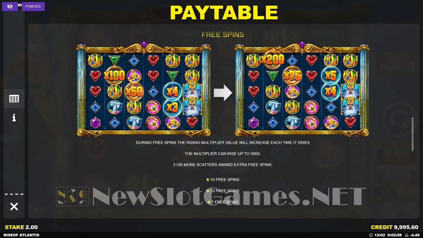 Rise of Atlantis Slot Slot Image in Demo - pic. 6