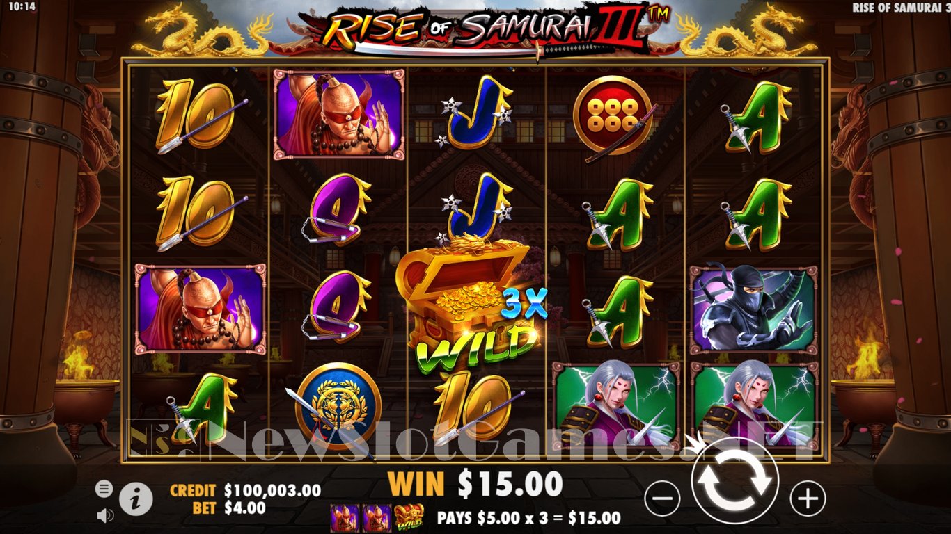 Rise of Samurai 3 Slot Slot Image in Demo - pic. 2