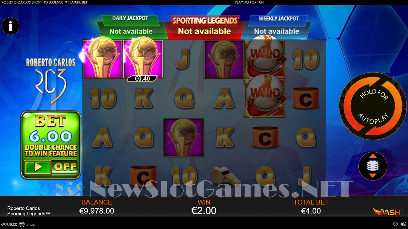 Roberto Carlos Sporting Legends Slot Slot Image in Demo - pic. 10