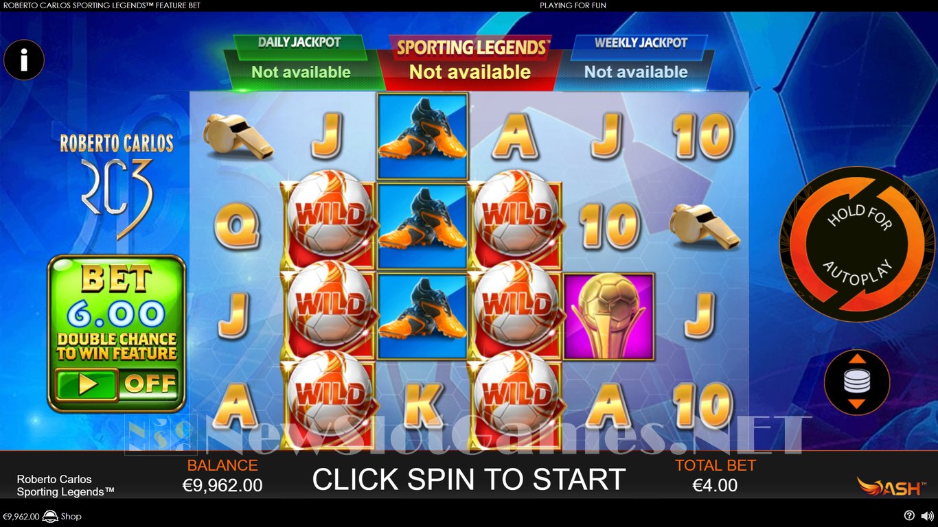 Roberto Carlos Sporting Legends Slot Slot Image in Demo - pic. 11