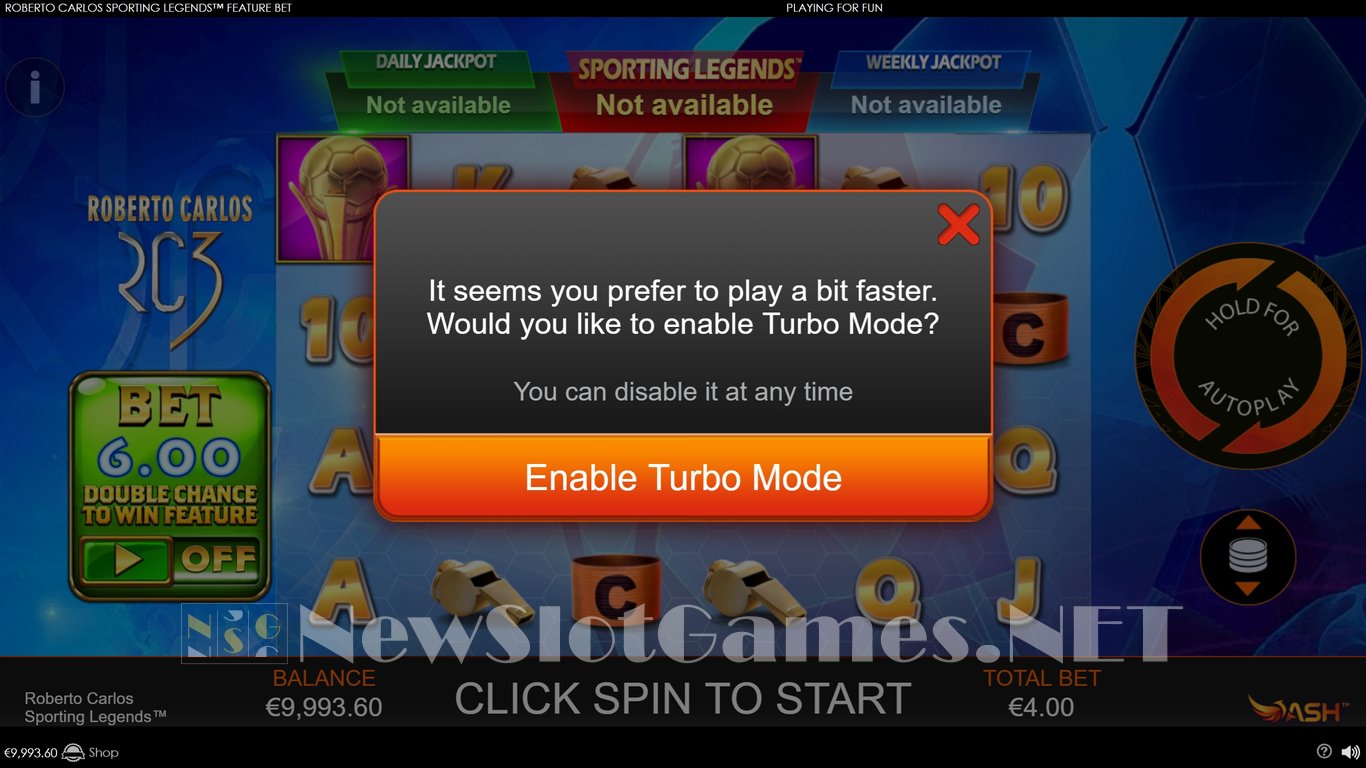 Roberto Carlos Sporting Legends Slot Slot Image in Demo - pic. 3