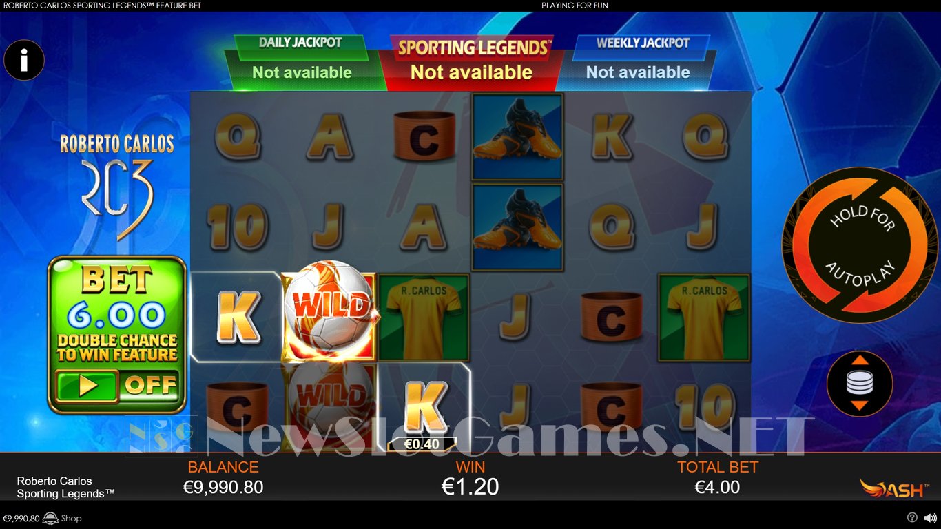 Roberto Carlos Sporting Legends Slot Slot Image in Demo - pic. 4
