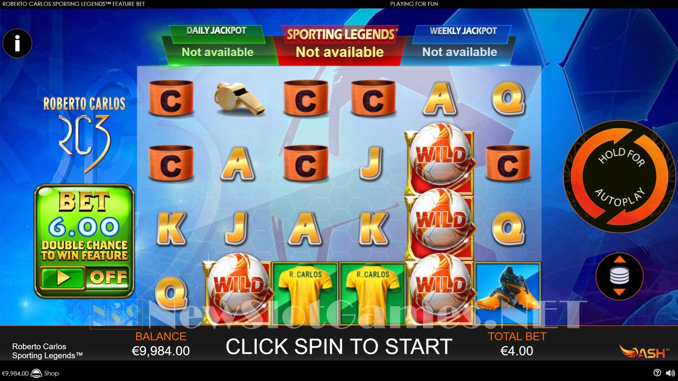Roberto Carlos Sporting Legends Slot Slot Image in Demo - pic. 5