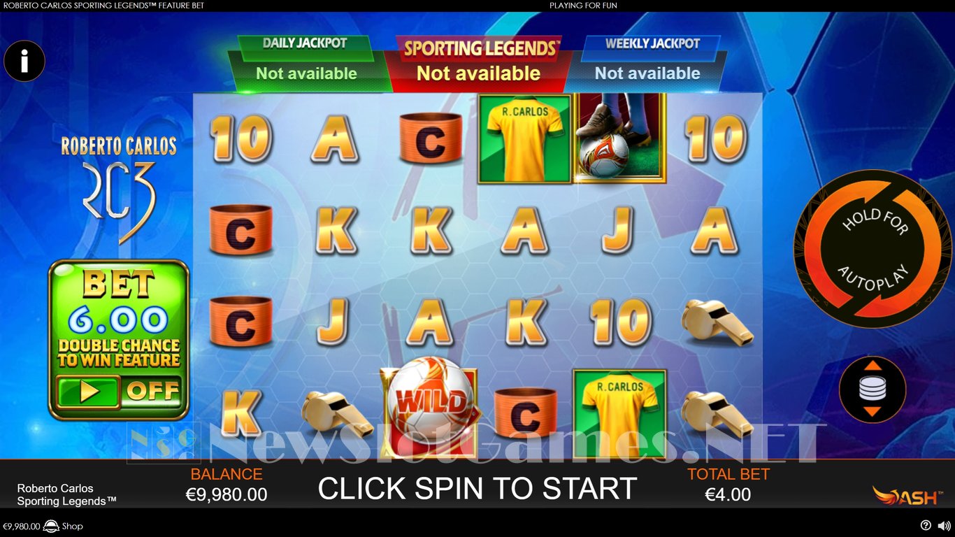 Roberto Carlos Sporting Legends Slot Slot Image in Demo - pic. 9
