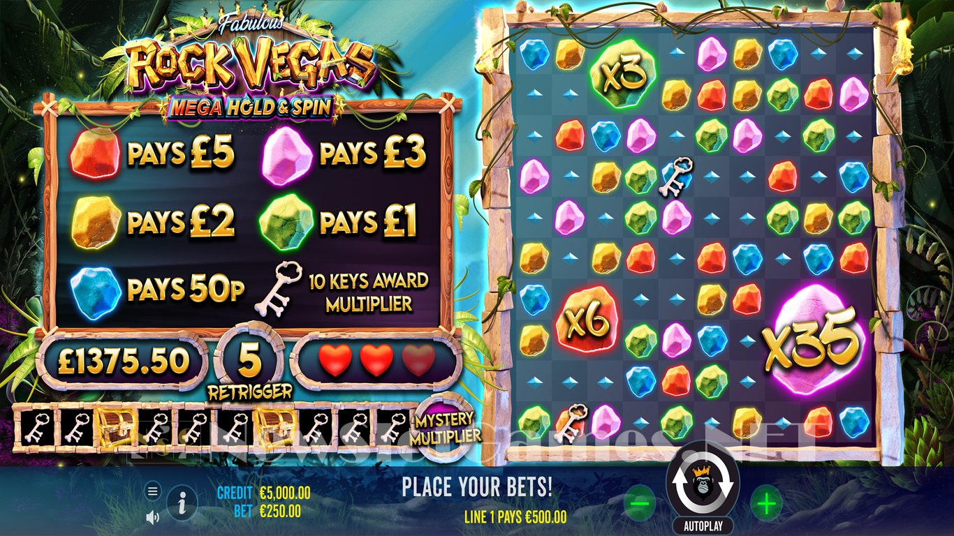 Rock Vegas Slot Slot Image in Demo - pic. 2