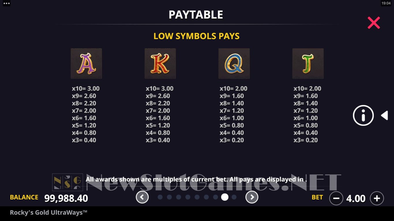 Rockys Gold Ultraways Slot Slot Image in Demo - pic. 10