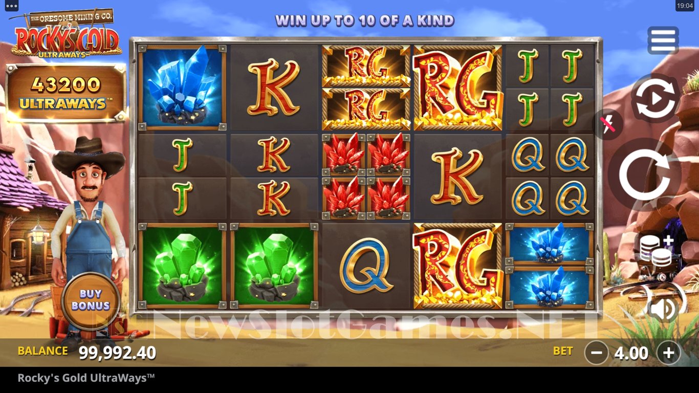 Rockys Gold Ultraways Slot Slot Image in Demo - pic. 2