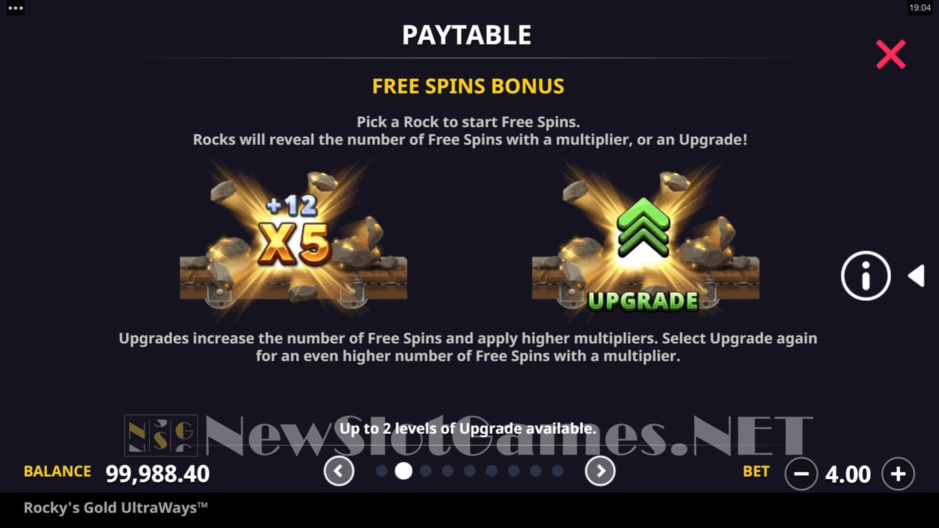Rockys Gold Ultraways Slot Slot Image in Demo - pic. 5