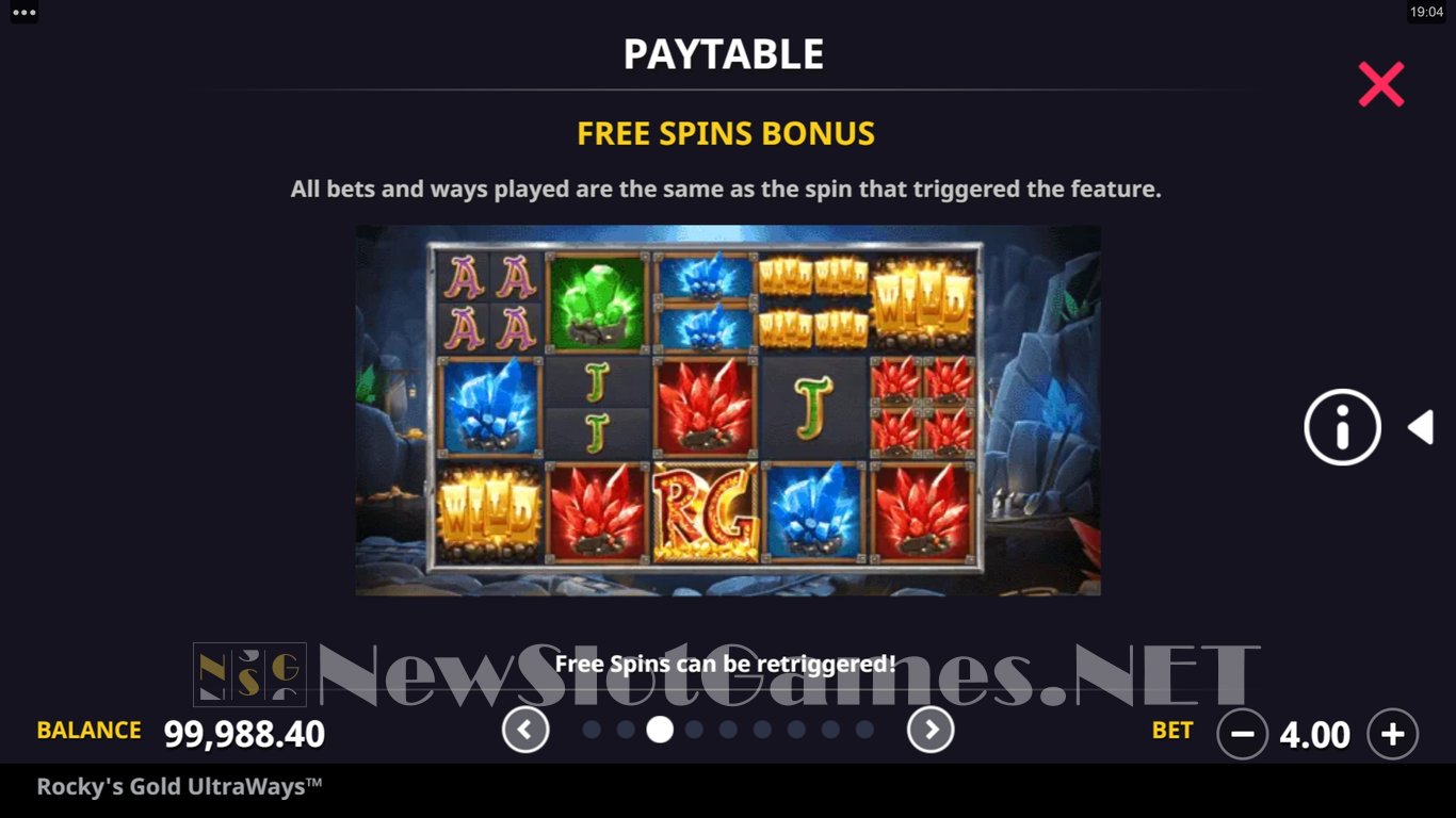 Rockys Gold Ultraways Slot Slot Image in Demo - pic. 6