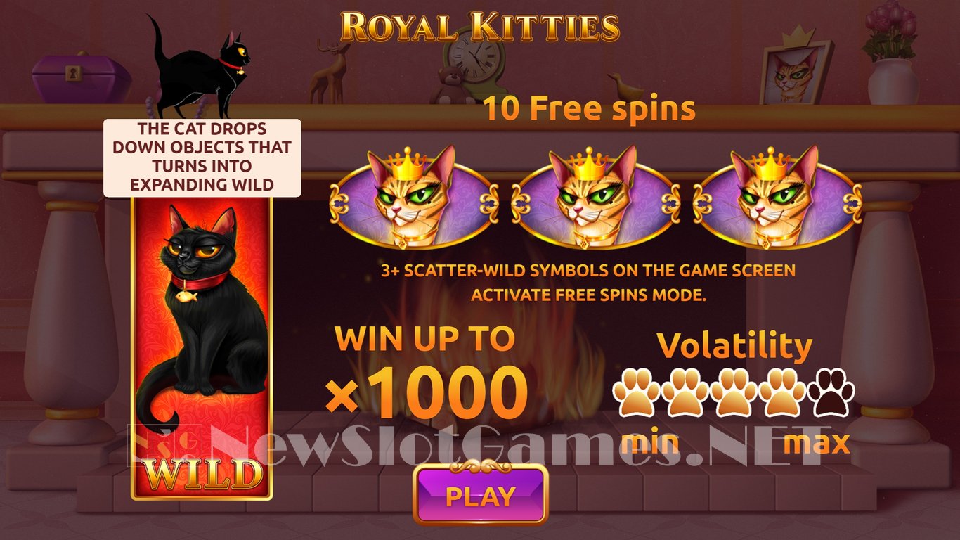 Royal Kitties Slot Demo Image