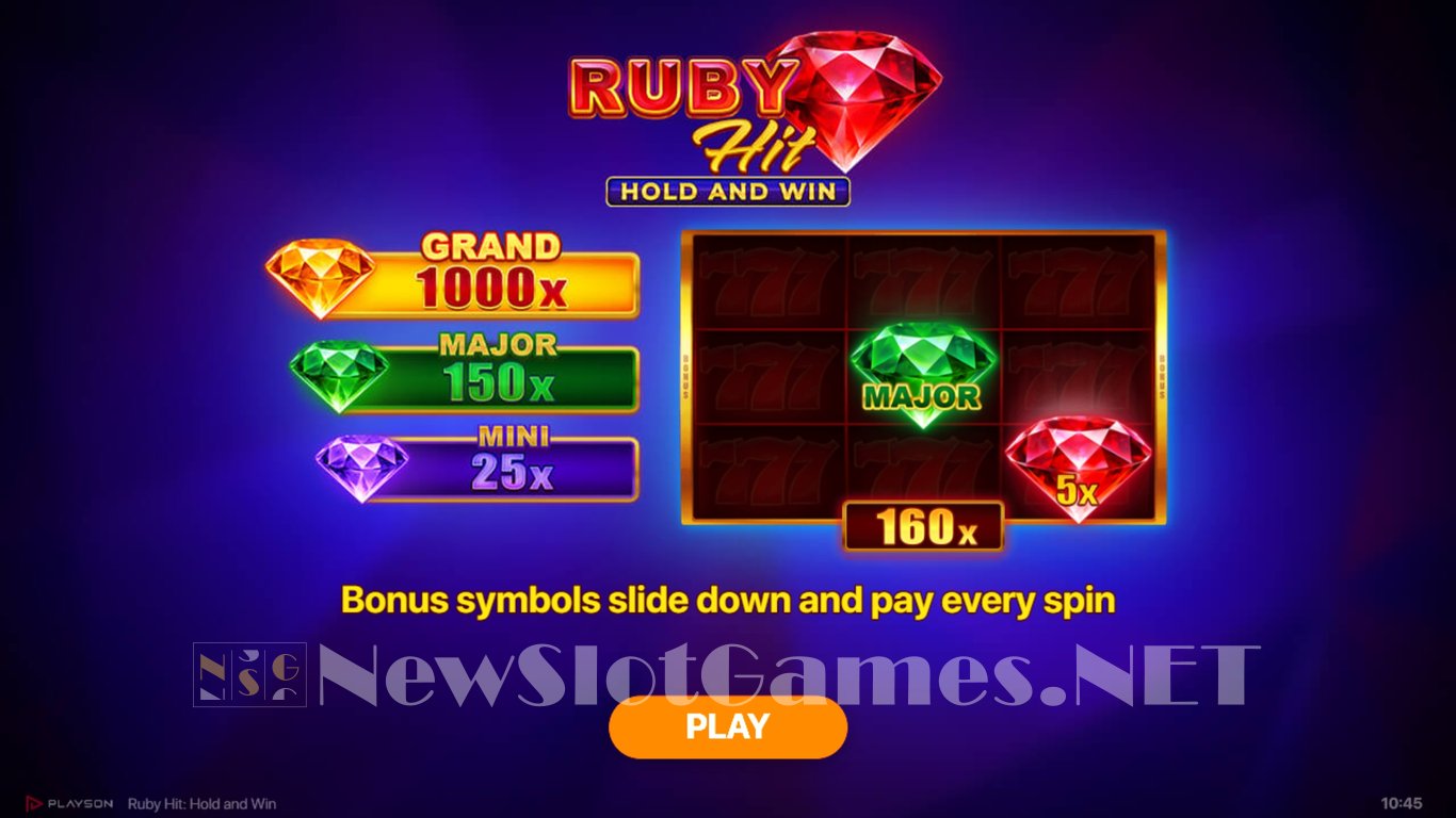 Ruby Hit Slot Demo Image