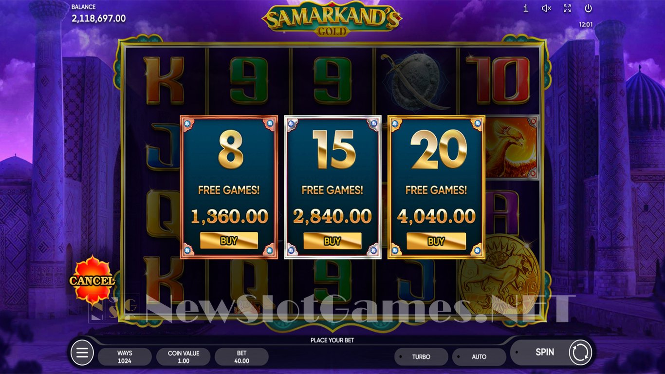 Samarkands Gold Slot Slot Image in Demo - pic. 10